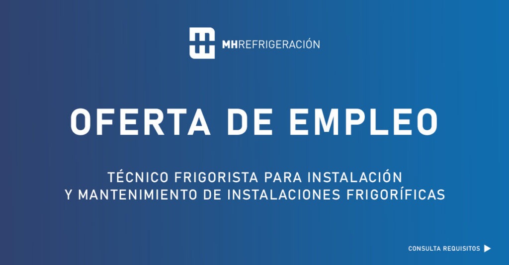 oferta empleo técnico frigorista para instalación y mantenimiento